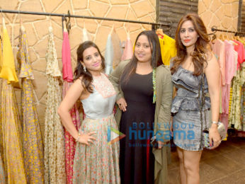 Sagarika Ghatge, Hrishitaa Bhatt attend the showcase of fusion fashion line Hue