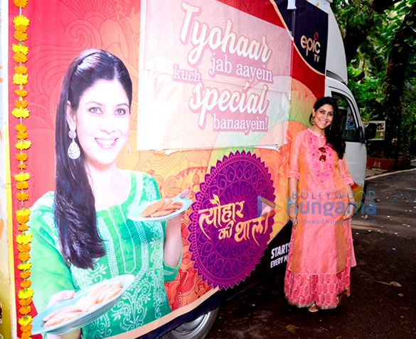 Sakshi Tanwar snapped promoting her upcoming show ‘Tyohaar Ki Thali’