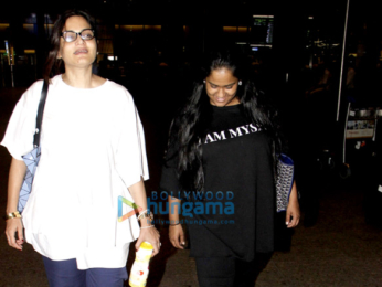 Salman Khan, Alvira Khan Agnihotri and Arpita Khan arrive back in Mumbai