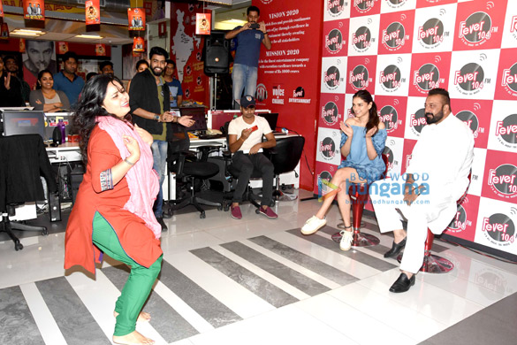 sanjay dutt and aditi rao hydari at fever 104 fm for bhoomi promotions 6