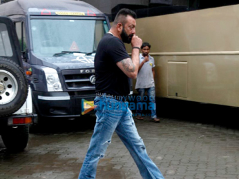 Sanjay Dutt snapped promoting his film Bhoomi