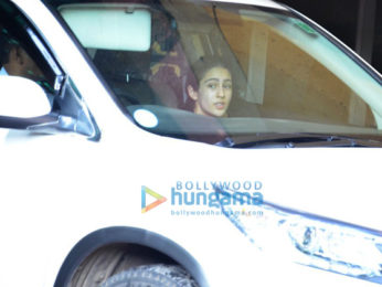 Sara Ali Khan snapped post gym in Khar