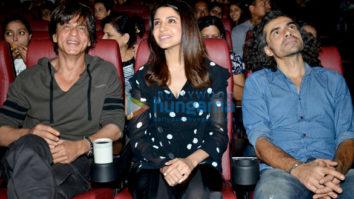 Shah Rukh Khan, Anushka Sharma and Imtiaz Ali snapped at the screening of Jab Harry Met Sejal in Bandra