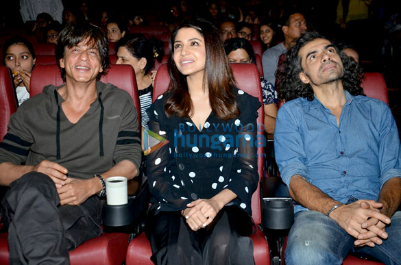 Shah Rukh Khan, Anushka Sharma and Imtiaz Ali snapped at the screening of Jab Harry Met Sejal in Bandra