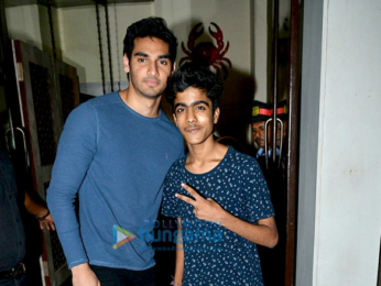 Shraddha Kapoor and Suniel Shetty's families snapped post dinner at Bastian
