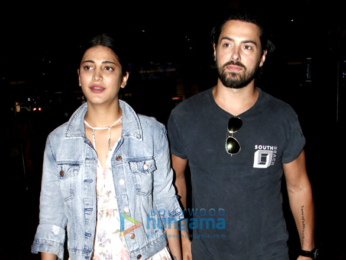 Shruti Haasan snapped at the airport with her boyfriend