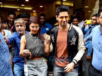 Sidharth Malhotra & Jacqueline Fernandez snapped at 'A Gentleman' promotions on Radio Today