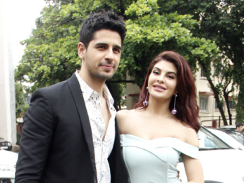 Sidharth Malhotra and Jacqueline Fernandez snapped promoting A gentleman at Mehboob Studio