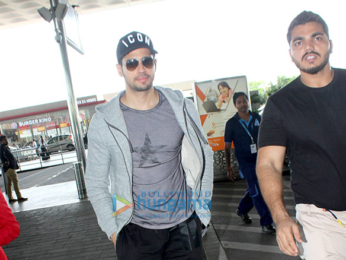 Sidharth Malhotra snapped as he leaves to promote his film 'A Gentleman' in Pune