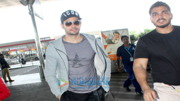 Sidharth Malhotra snapped as he leaves to promote his film ‘A Gentleman’ in Pune