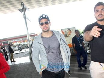 Sidharth Malhotra snapped as he leaves to promote his film 'A Gentleman' in Pune