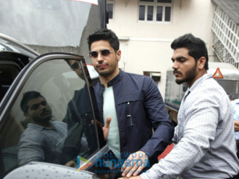Sidharth Malhotra snapped post an ad shoot