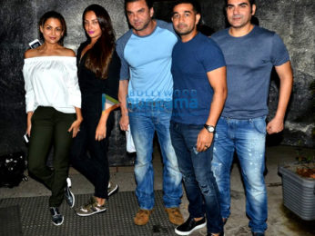 Sohail Khan and Arbaaz Khan family snapped at Otters Club