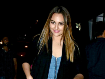 Sonakshi Sinha snapped post dinner with friends in Bandra