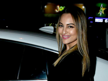 Sonakshi Sinha snapped post dinner with friends in Bandra