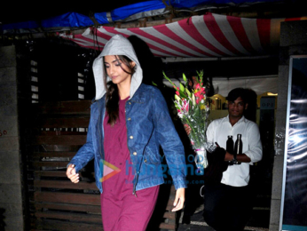 Sonam Kapoor snapped post salon session in Juhu