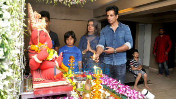 Sonu Sood conducts a Ganpati puja at his residence