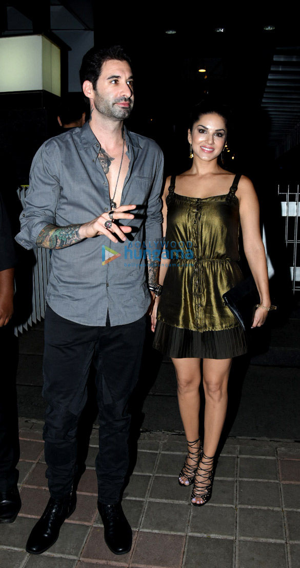 sunny leone snapped with daniel weber post dinner at hakkasan 3