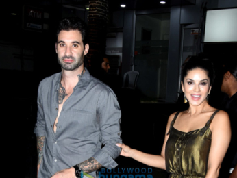 Sunny Leone snapped with Daniel Weber post dinner at Hakkasan