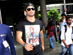 Sushant Singh Rajput and Kriti Sanon snapped at the airport