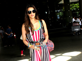 Sushant Singh Rajput and Kriti Sanon snapped at the airport