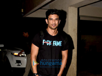 Sushant Singh Rajput and Sara Ali Khan snapped at Abhishek Kapoor office in Bandra