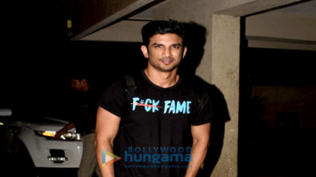 Sushant Singh Rajput and Sara Ali Khan snapped at Abhishek Kapoor office in Bandra