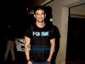 Sushant Singh Rajput and Sara Ali Khan snapped at Abhishek Kapoor office in Bandra