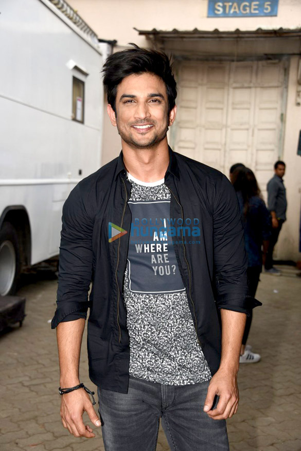 Sushant Singh Rajput snapped post an AD shoot Sushant Singh Rajput snapped post an AD shoot