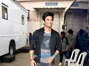 Sushant Singh Rajput snapped post an AD shoot