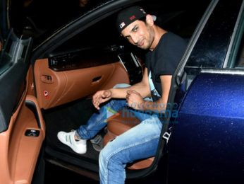 Sushant Singh Rajput snapped post dinner at Olive
