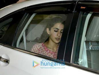 Sushant Singh Rajput and Sara Ali Khan snapped post meeting at Abhishek Kapoor's office