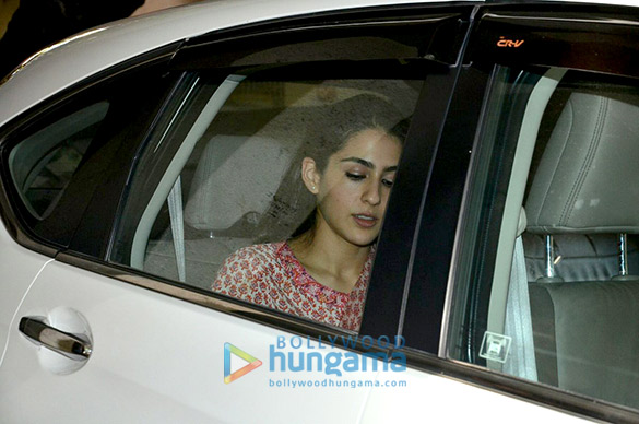 sushant and sara snapped post meeting 5