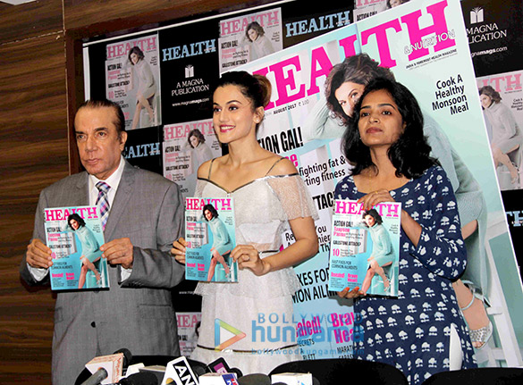 taapsee pannu unveils the health nutrition magazines latest issue 1