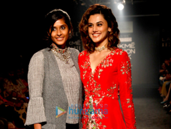 Taapsee Pannu walks for Divya Reddy at Lakme Fashion Week 2017