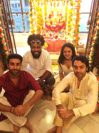 Images: Team Qaidi Band celebrates Ganesh Chaturthi at Aadar Jain’s house