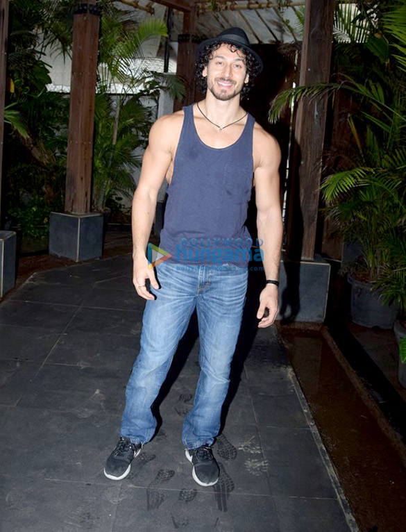 tiger shroff snapped at sajid nadiadwalas office in versova 3