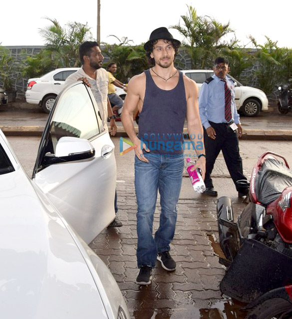 tiger shroff snapped at sajid nadiadwalas office in versova 6