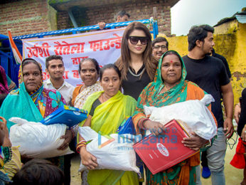 Urvashi Rautela visits flood-affected areas in Uttarakhand