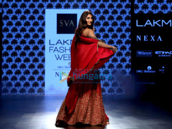 Vaani Kapoor walks for RVA at Lakme Fashion Week 2017
