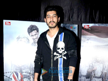 Varun Dhawan, Arjun Kapoor and Mohit Marwah snapped at the special screening of 'Raagdesh'
