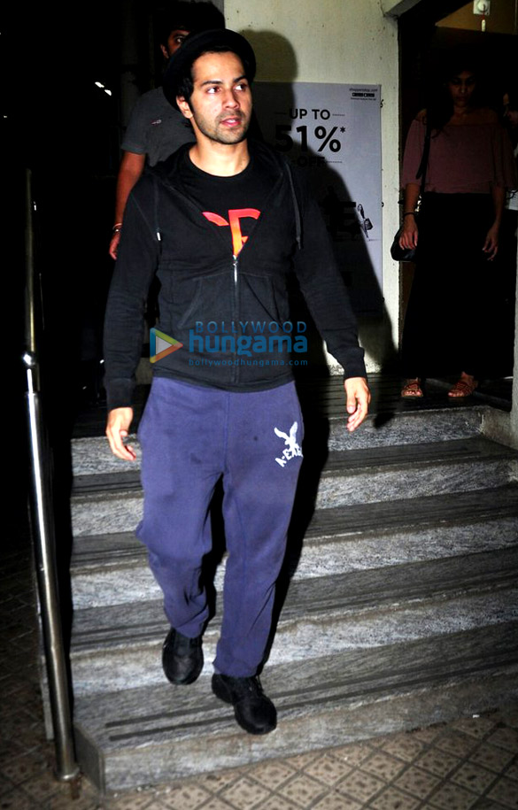 varun dhawan and natasha dalal snapped post annabelle creation screening 1