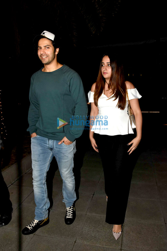 varun dhawan and natasha dalal snapped post dinner at yautcha 1