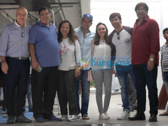 Varun Dhawan and family snapped post David Dhawan’s birthday lunch at Hakkasan