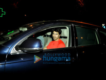 Varun Dhawan snapped post his gym session