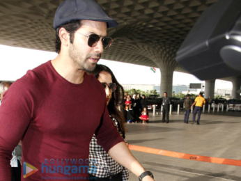 Varun Dhawan snapped with girlfriend at the airport
