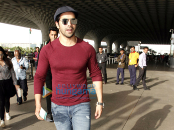 Varun Dhawan snapped with girlfriend at the airport