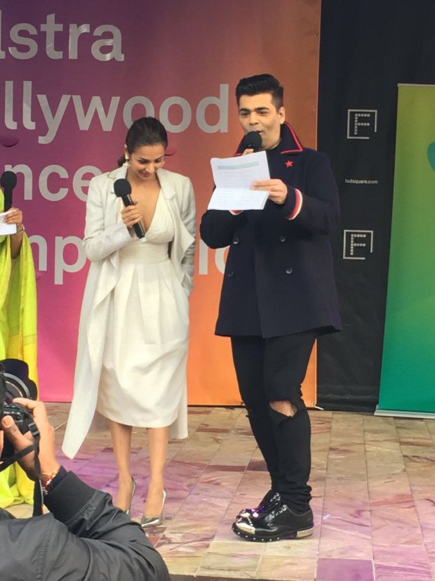 WOW! Dashing Karan Johar, glamorous Malaika Arora spotted giving out prizes at a Melbourne dance competition