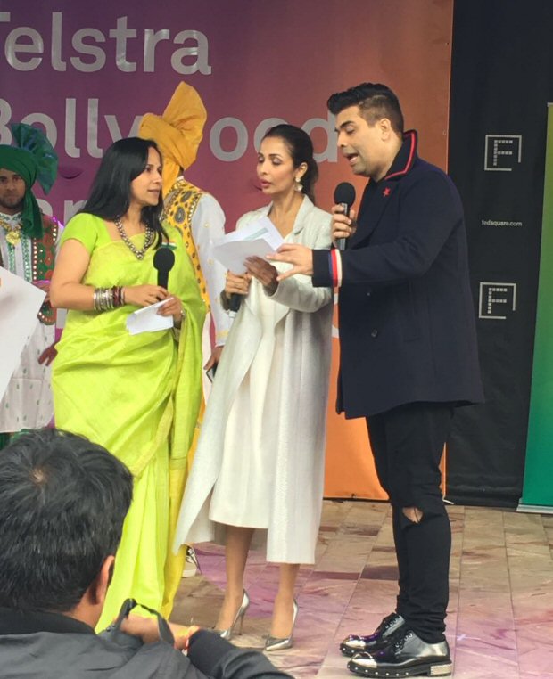WOW! Dashing Karan Johar, glamorous Malaika Arora spotted giving out prizes at a Melbourne dance competition3