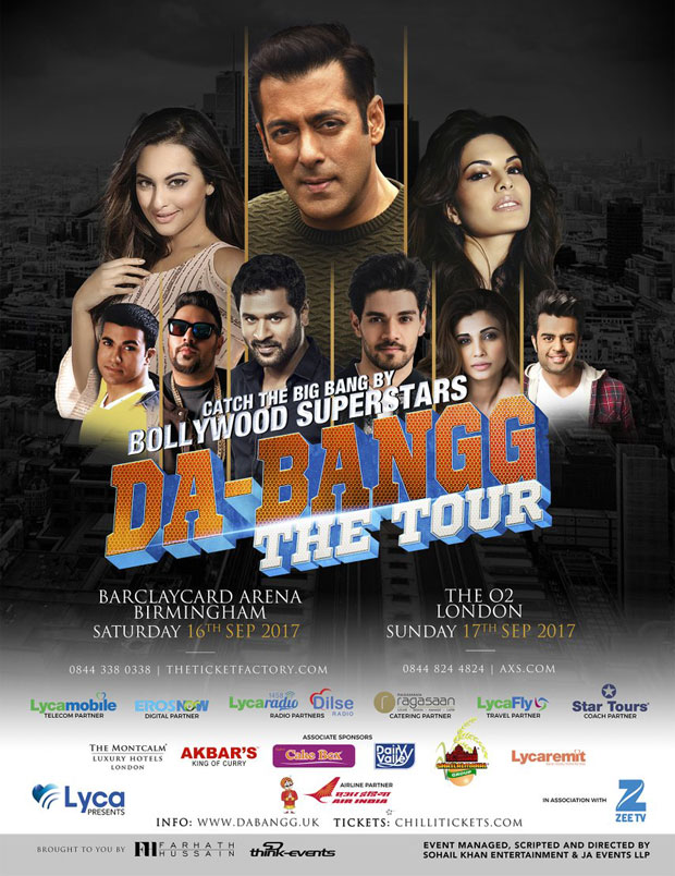 WOW! Salman Khan reveals the promotional poster of UK leg of Da-Bangg The Tour